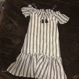 Black and white dress